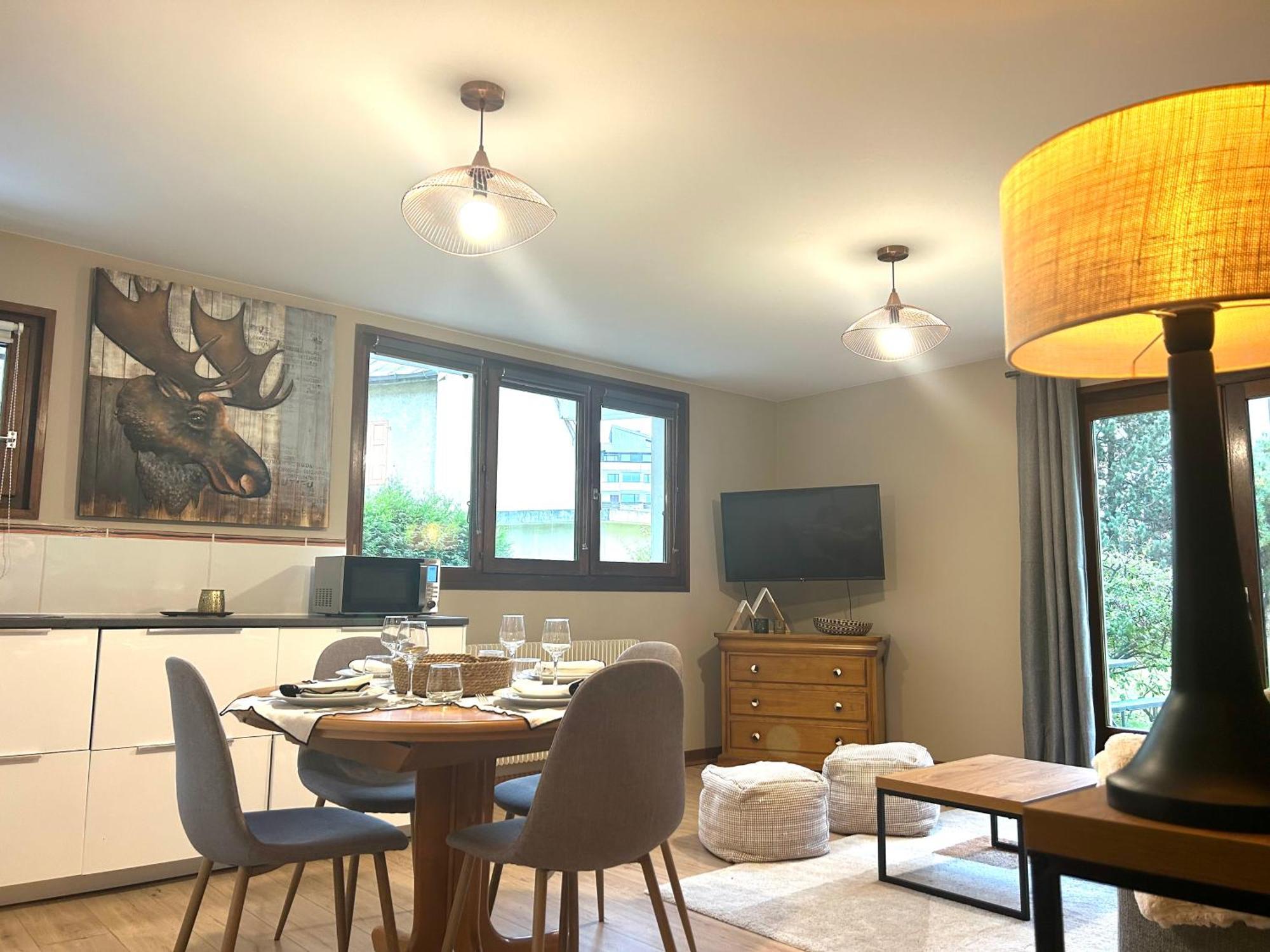 Appartement Style Chalet Avec Grande Terrasse Et Parking Prive Chamonix Eksteriør billede