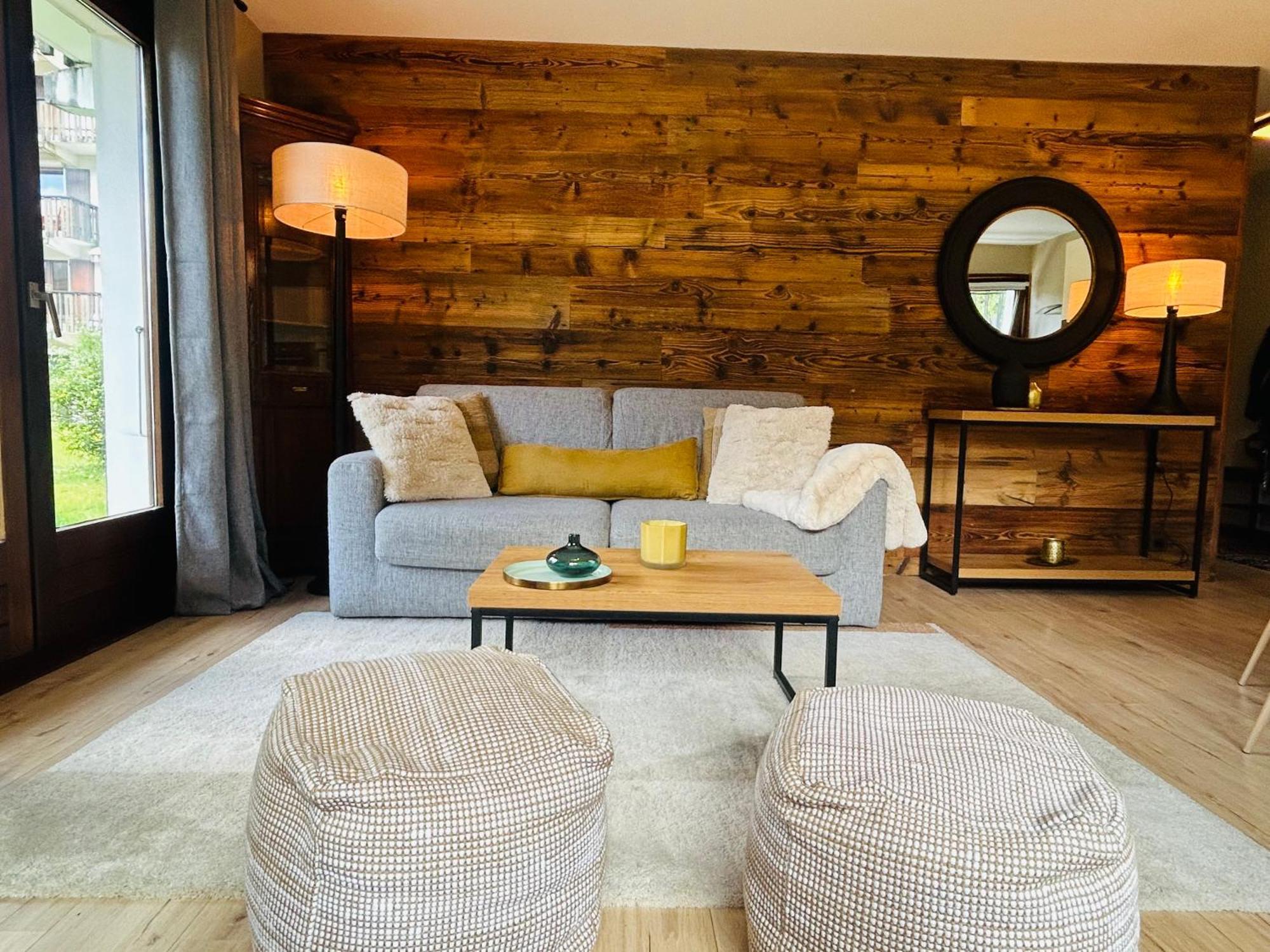 Appartement Style Chalet Avec Grande Terrasse Et Parking Prive Chamonix Eksteriør billede