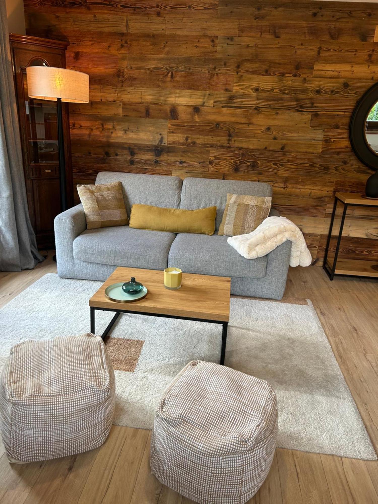 Appartement Style Chalet Avec Grande Terrasse Et Parking Prive Chamonix Eksteriør billede